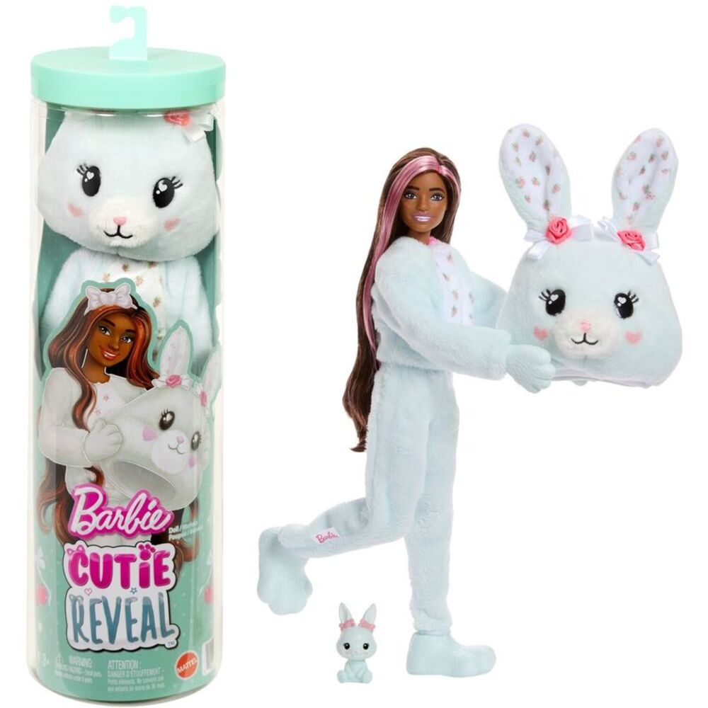 Barbie Cutie Reveal Cuddly Series Bunny Doll & Accessories  COLLECTIBLES